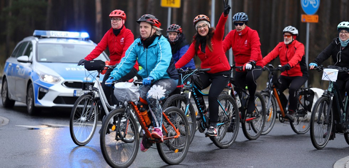 Noworoczny Rajd Rowerowy nad jezioro Świdwie