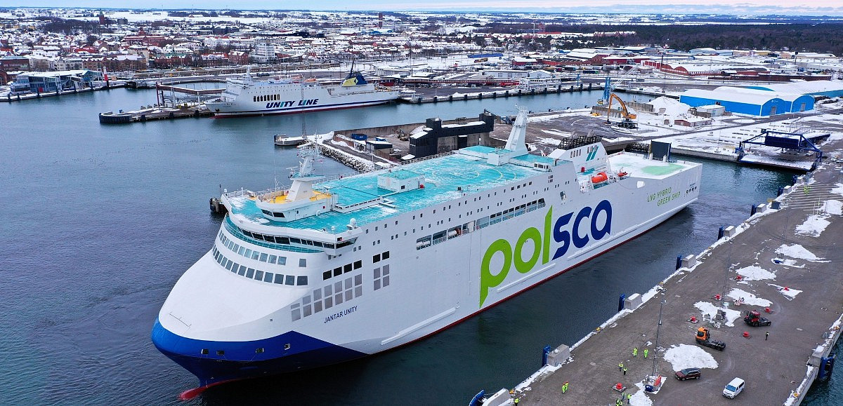 Najnowocześniejszy polski prom Jantar Unity