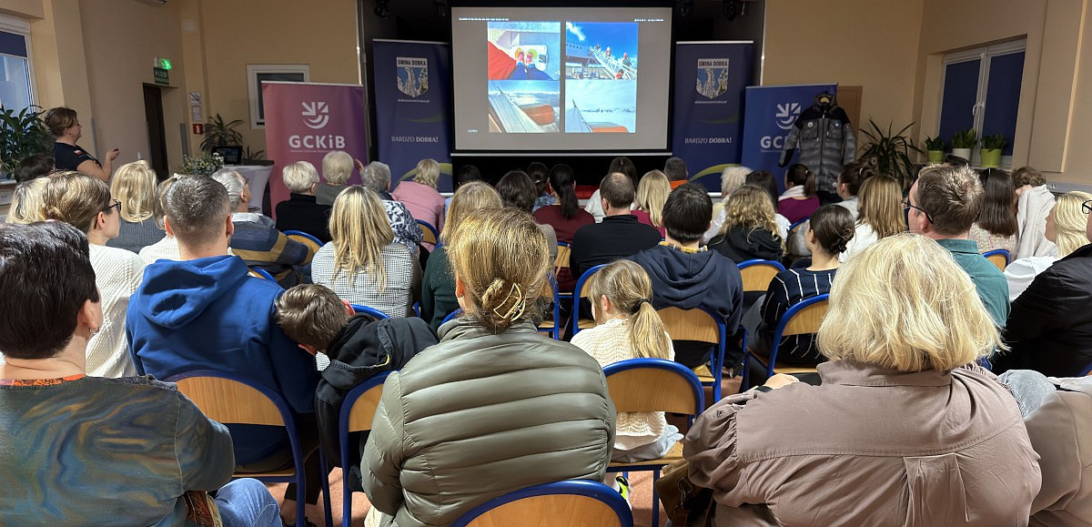 Spotkanie autorskie z Beatą Rucińską-Grygiel w Gminnym Centrum Kultury i Bibliotek w Dobrej