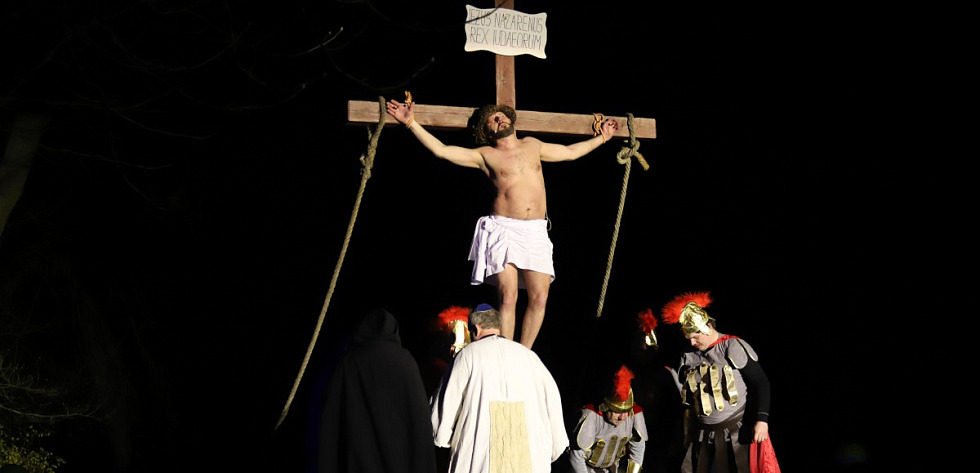 Inscenizacja Misterium Męki Pańskiej w Jasienicy