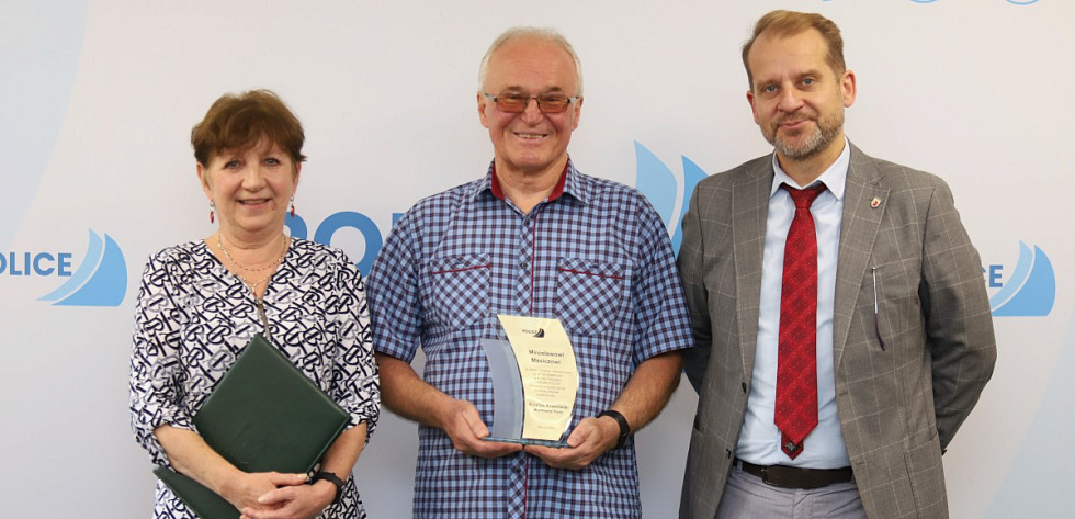 Mirosław Masicz doceniony przez burmistrza Polic Krystiana Kowalewskiego