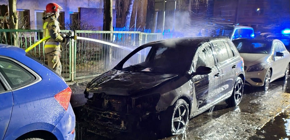 Do pożaru doszło dziś w nocy