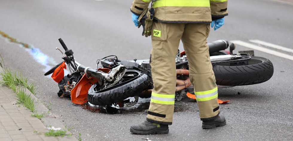 Do wypadku doszło na ul. Kościuszki w Policach