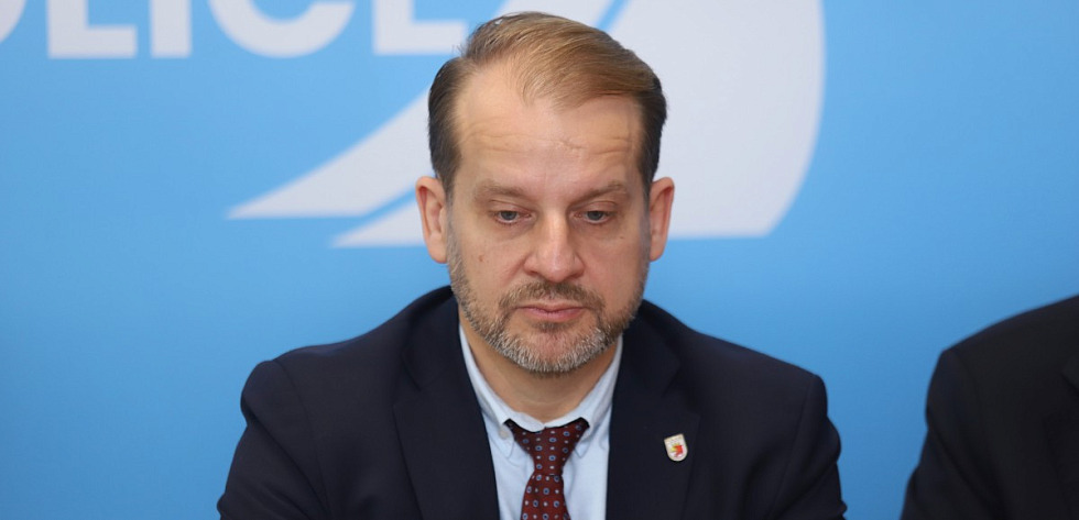 Burmistrz Polic Krystian Kowalewski