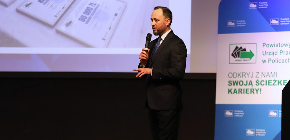 Paweł Wieczorkowski, dyrektor Powiatowego Urzędu Pracy w Policach