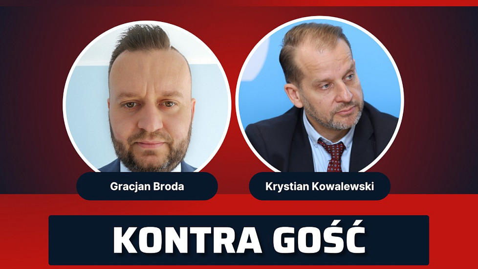 Gościem redaktora Gracjana Brody w studio Dziennika Polickiego jest burmistrz Polic Krystian Kowalewski