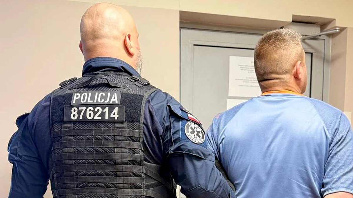 Policjanci zatrzymali mężczyznę, który nie zatrzymał się do kontroli