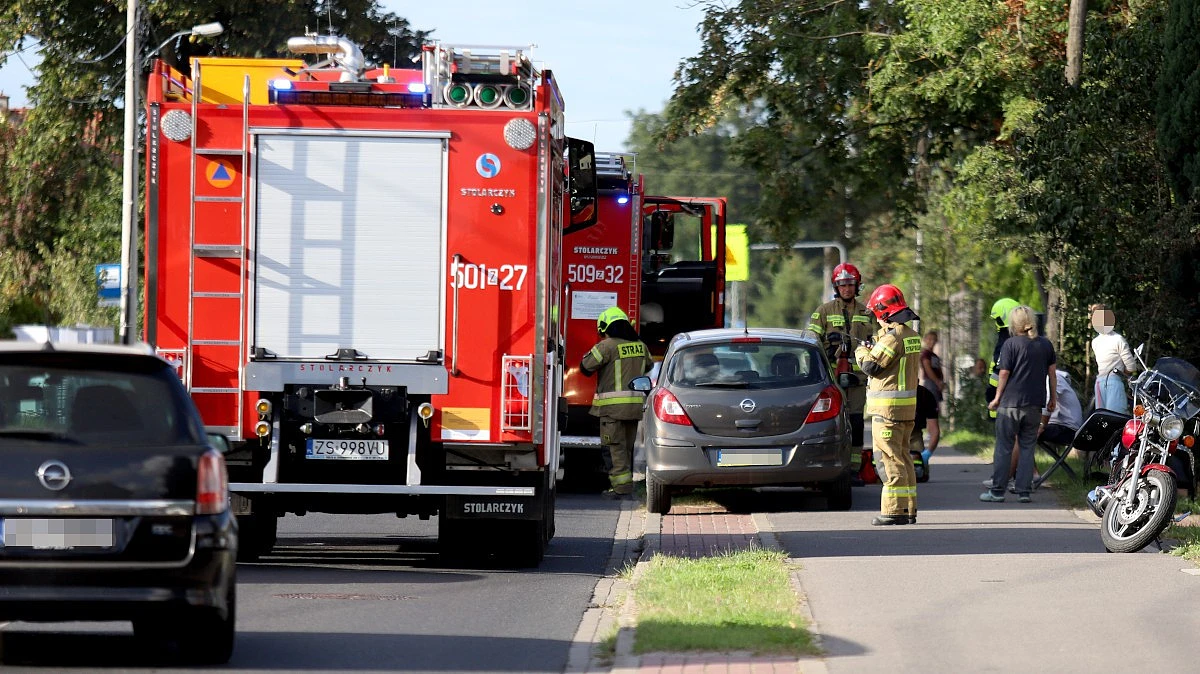 Do zdarzenia doszło na ul. Szczecińskiej w Tanowie
