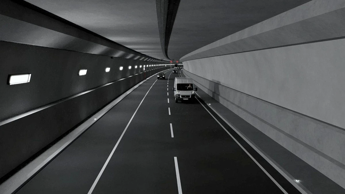 Tunel pod Odrą na odcinku Police - Goleniów