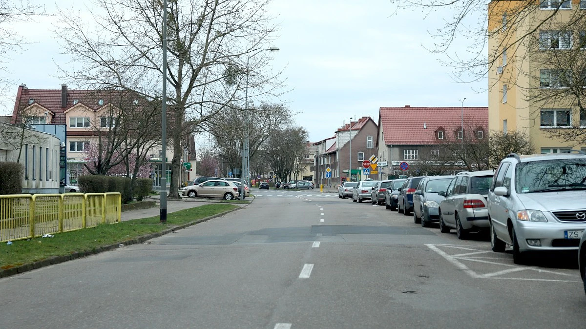 Ulica Bankowa w Policach