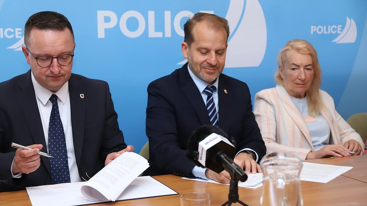 (od lewej) Bogdan Jaroszewicz, Krystian Kowalewski, Krystyna Seweryńczyk