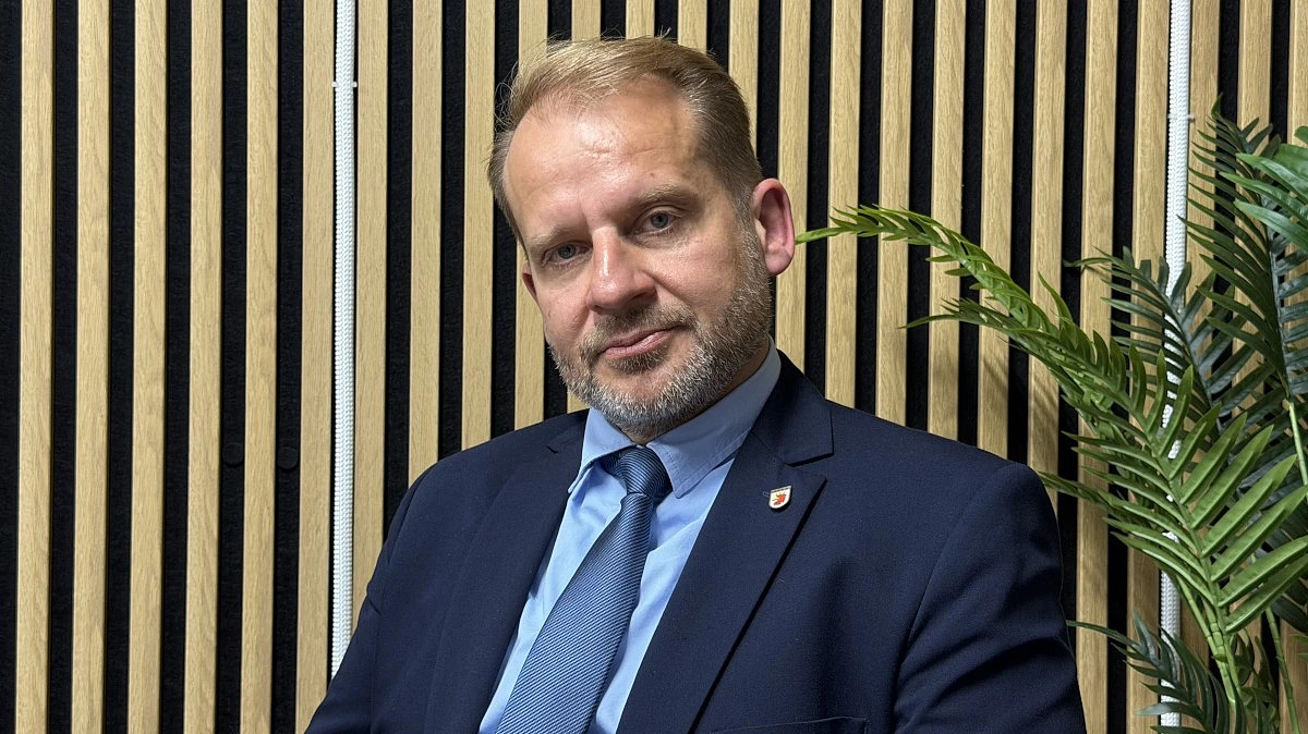 Burmistrz Polic Krystian Kowalewski
