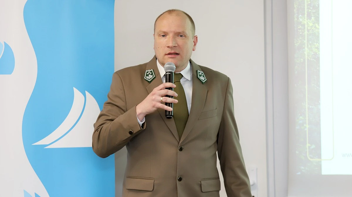 Nadleśniczy Nadleśnictwa Trzebież Grzegorz Wojtkowiak