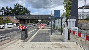 Przystanek „Police Dąbrówka” czasowo przeniesiony