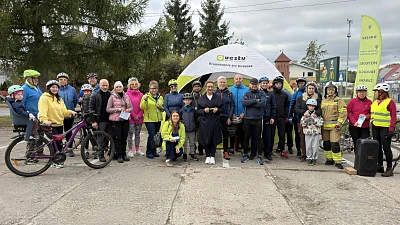 Uczestnicy wyruszli z Dobrej w kierunku Stolca