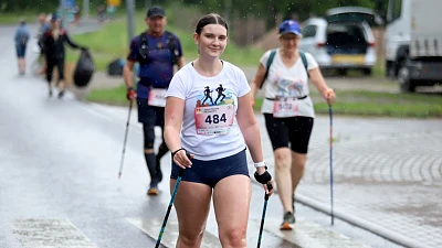 Policka Piętnastka to również start uczestników Marszu Nordic Walking