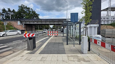 Przystanek „Police Dąbrówka” czasowo przeniesiony