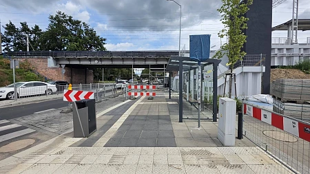 Przystanek „Police Dąbrówka” czasowo przeniesiony