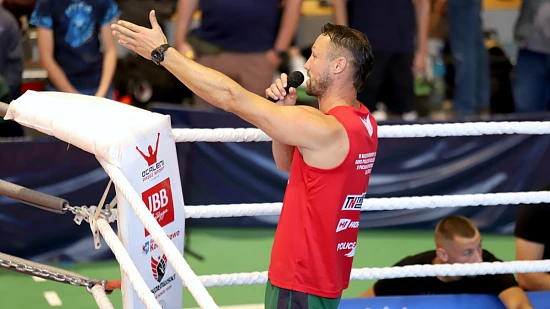 Piotr Sokołowski z Klubu Bokserskiego Sokół Team