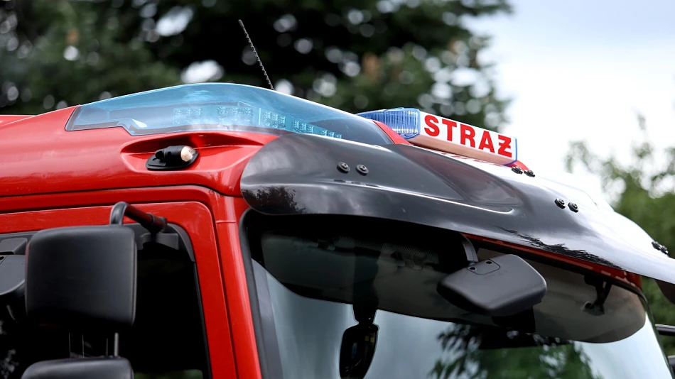 Pierwsi na miejsce zdarzenia dotarli strażacy z OSP Trzebież