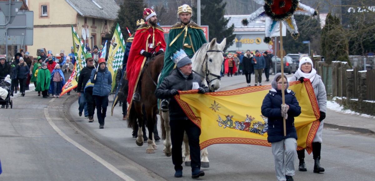 Orszak Trzech Króli przeszedł ulicami Wołczkowa i Dobrej