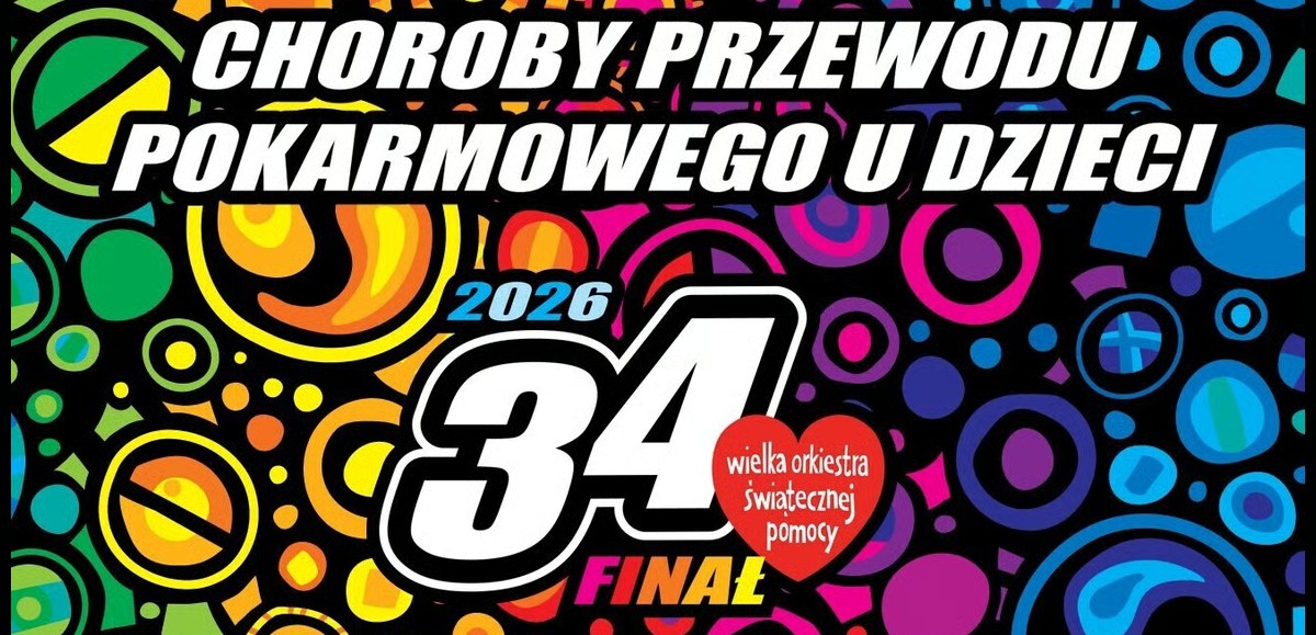 Grafika promująca 34. Finał Wielkiej Orkiestry Świątecznej Pomocy