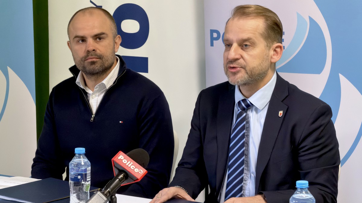 (od lewej) Tomasz Gadek, Krystian Kowalewski