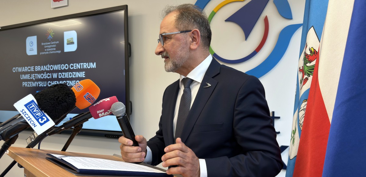 Reprezentujący załogę Grupy Azoty Police Wiesław Muskała