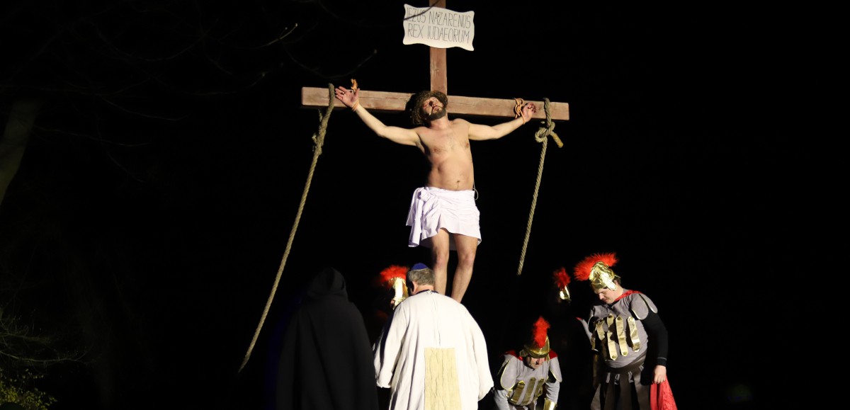 Inscenizacja Misterium Męki Pańskiej w Jasienicy
