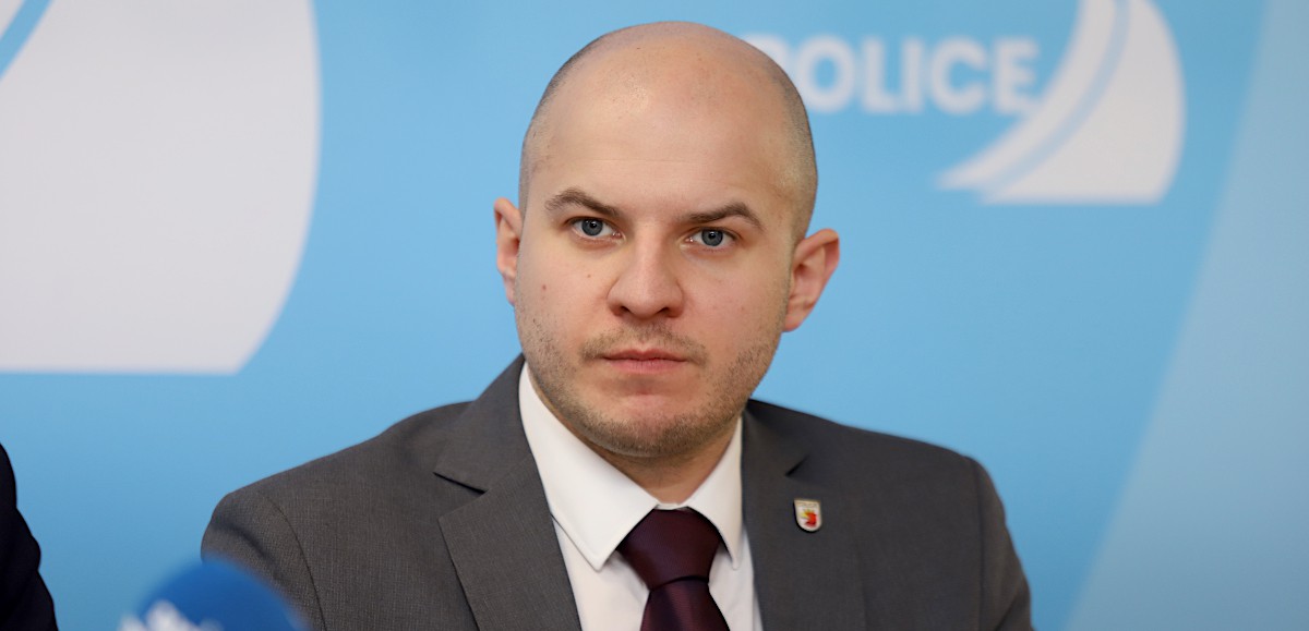 Zastępca burmistrza Polic Radosław Mikołajczyk