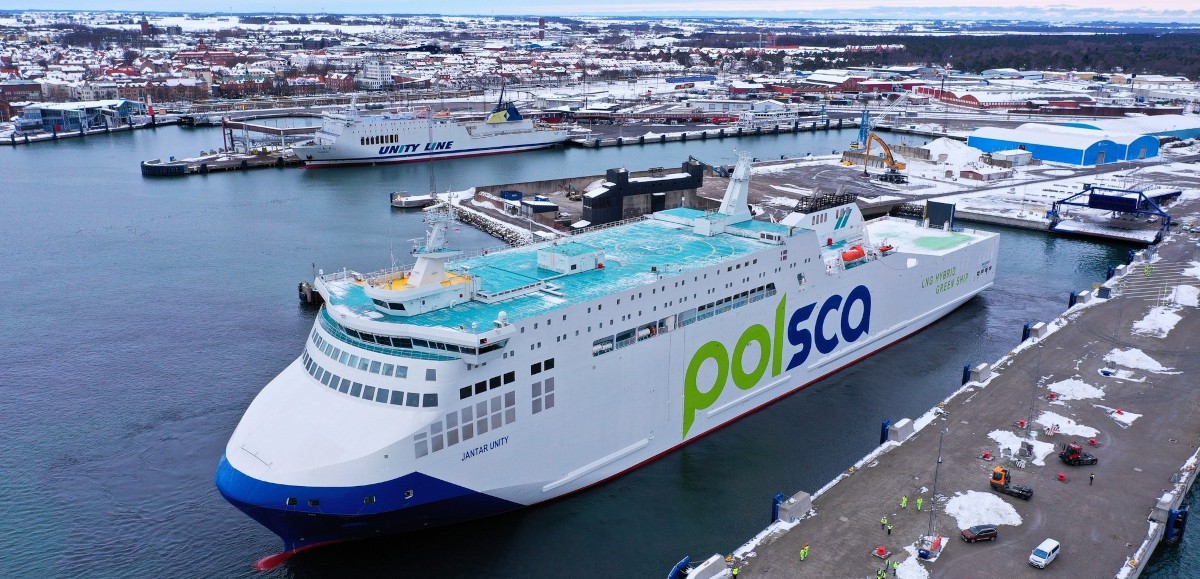 Najnowocześniejszy polski prom Jantar Unity